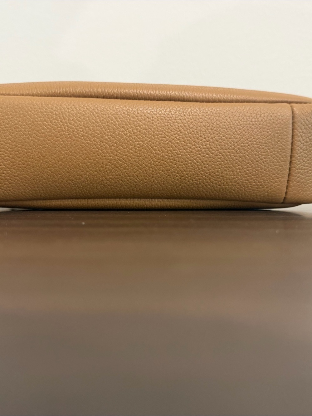 Tory Burch Pebbled Leather Shoulder Bag in Camel/Tan with Gold Hardware - Picture 3 of 7
